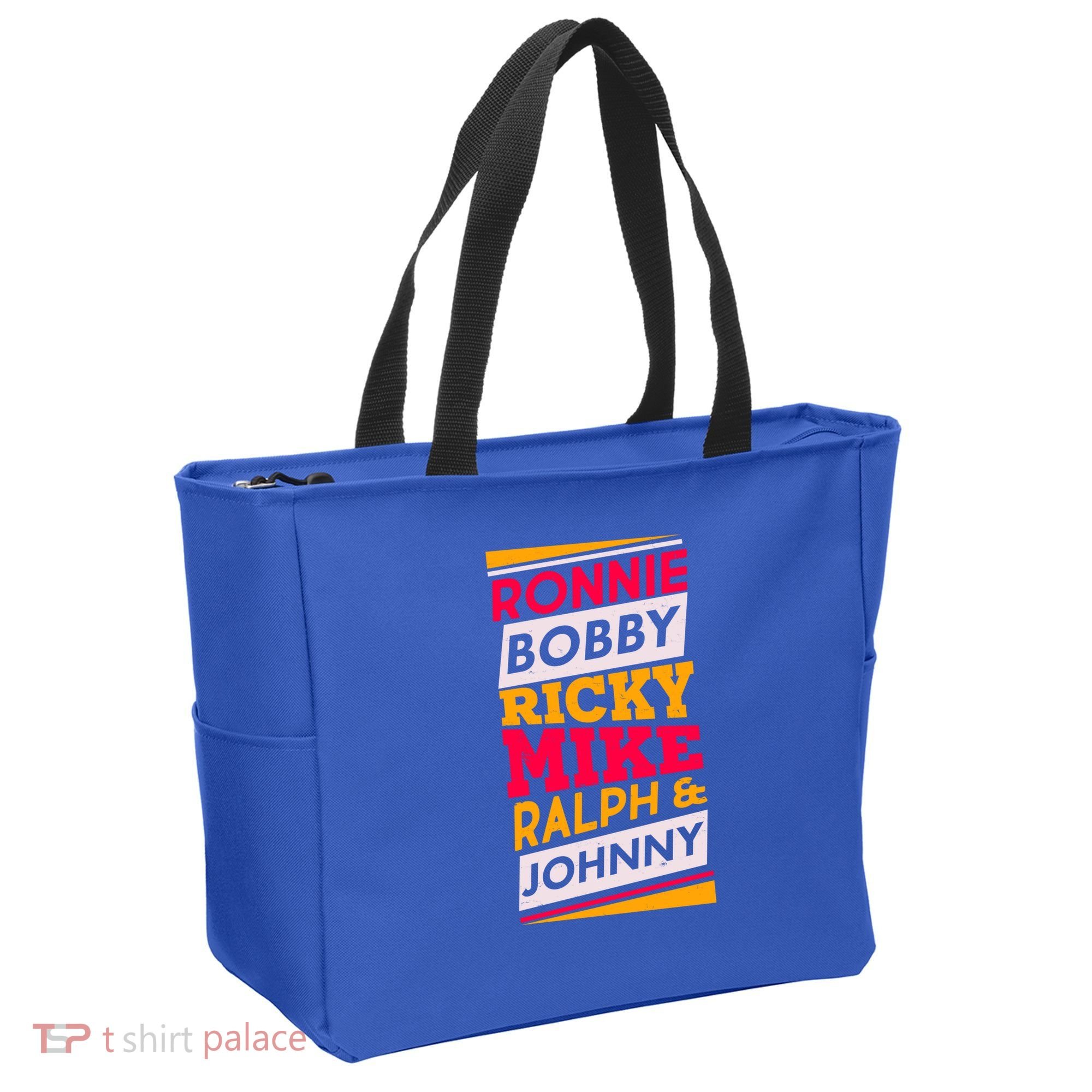 Ronnie Bobby Ricky Mike Ralph And Johnny Tote Bag