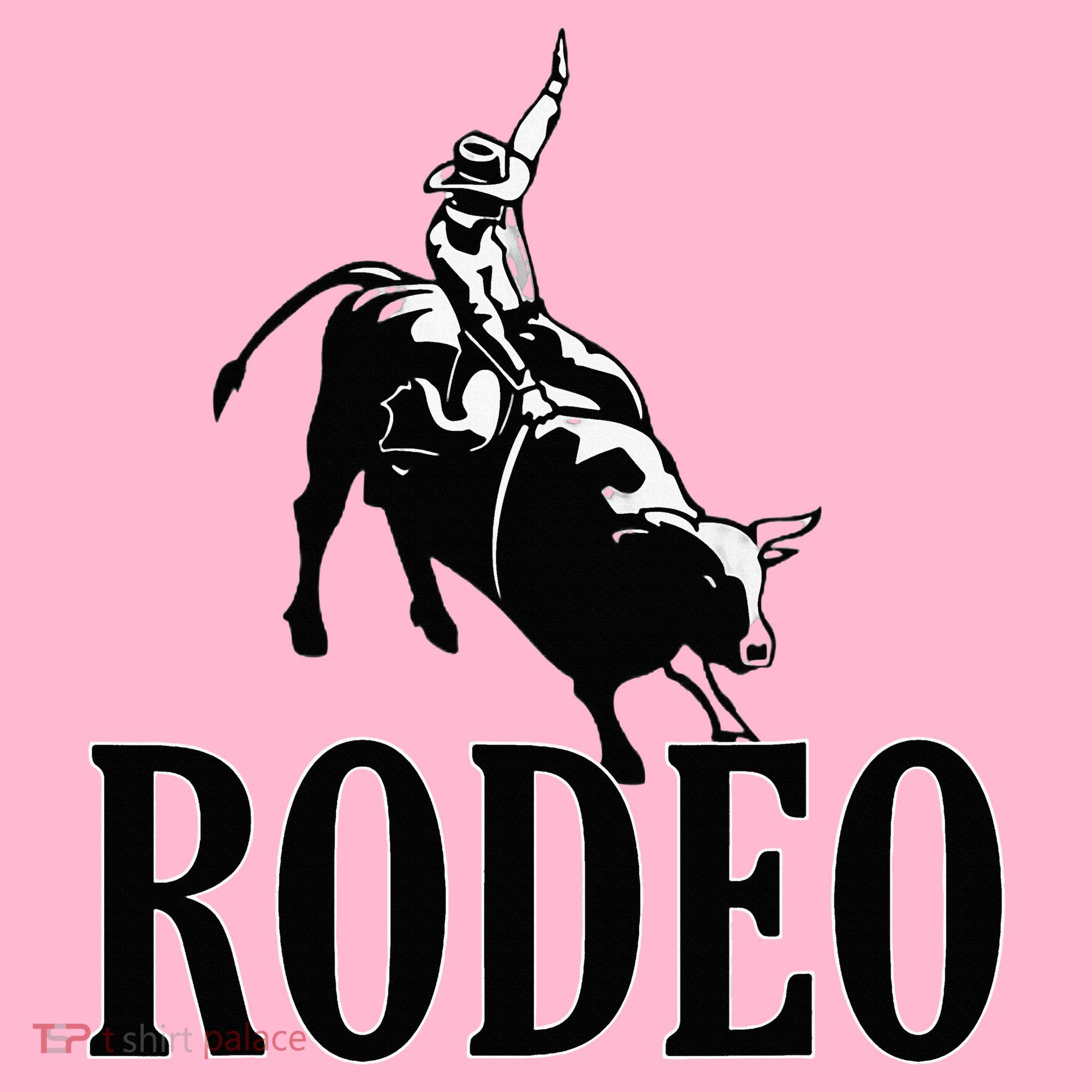 Rodeo Bull Rider Cowboy Riding A Bull At The Rodeo Coaster