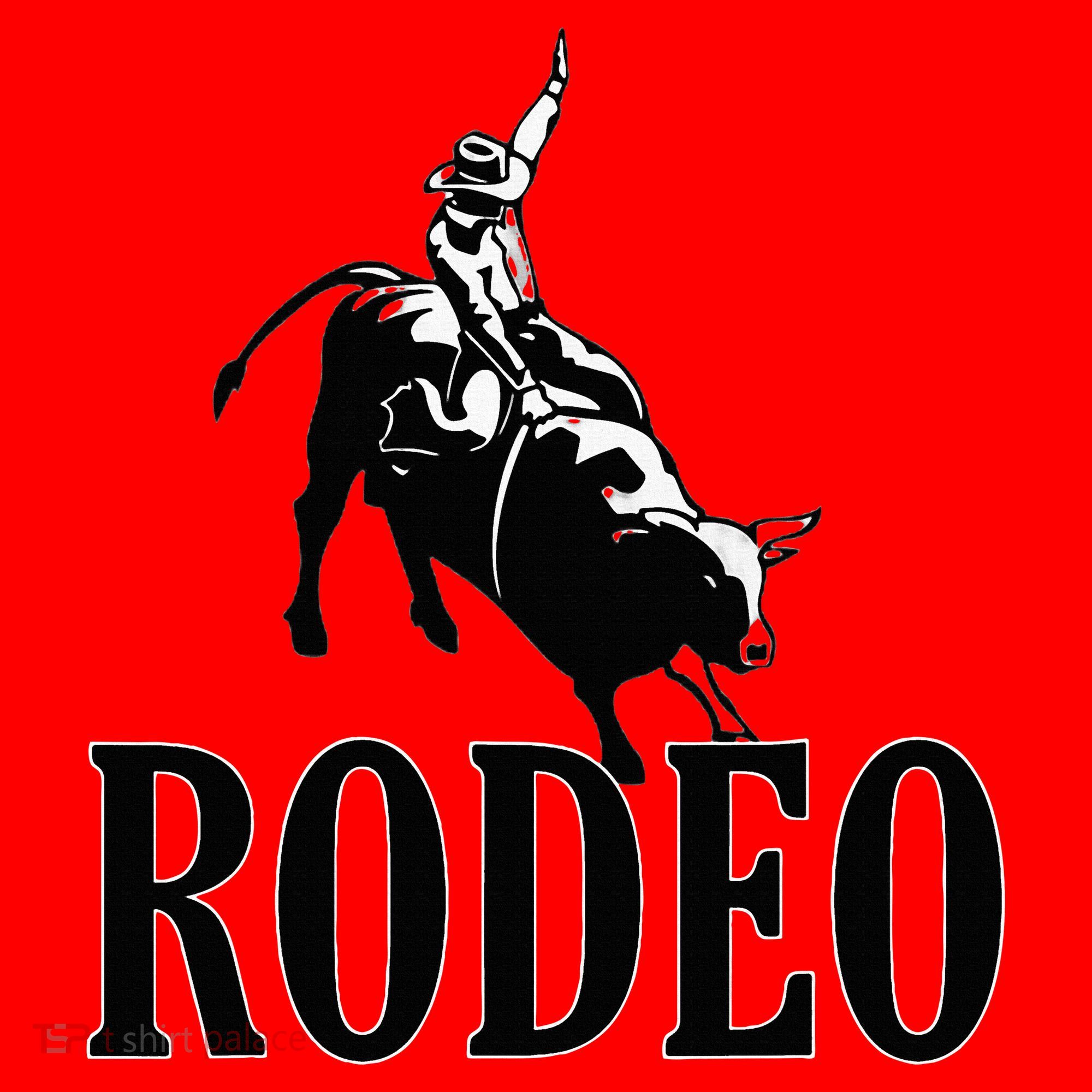 Rodeo Bull Rider Cowboy Riding A Bull At The Rodeo Santa Hat