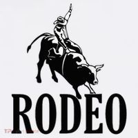 Rodeo Bull Rider Cowboy Riding A Bull At The Rodeo Ornament thumb 1