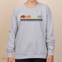 Retro Buffalo Women's Sweatshirt thumb 0