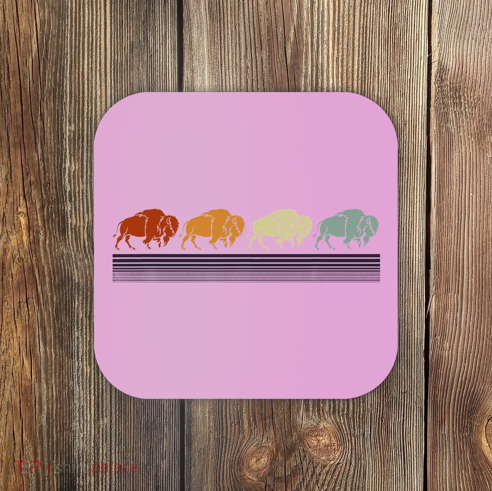 Retro Buffalo Coaster