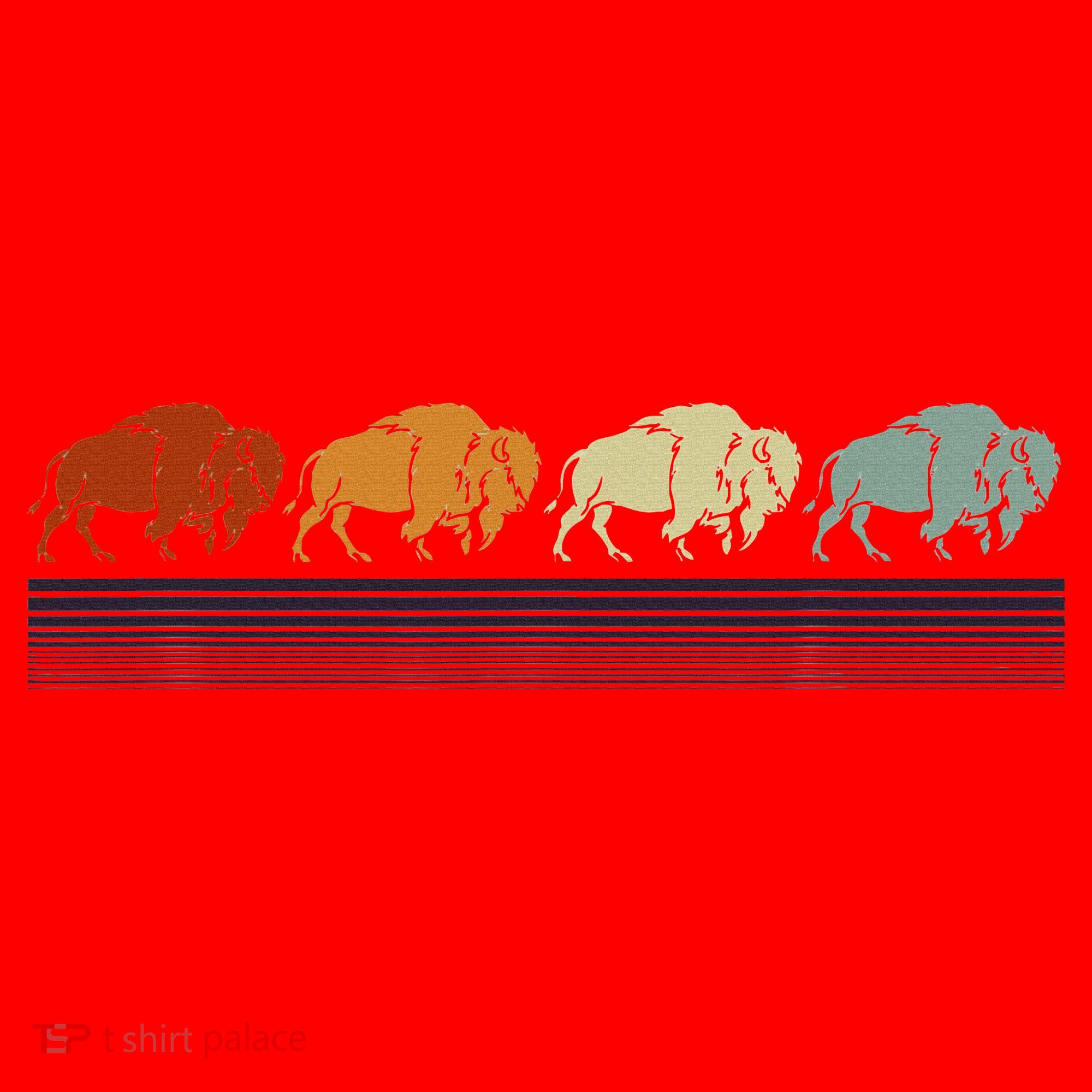 Retro Buffalo Santa Hat