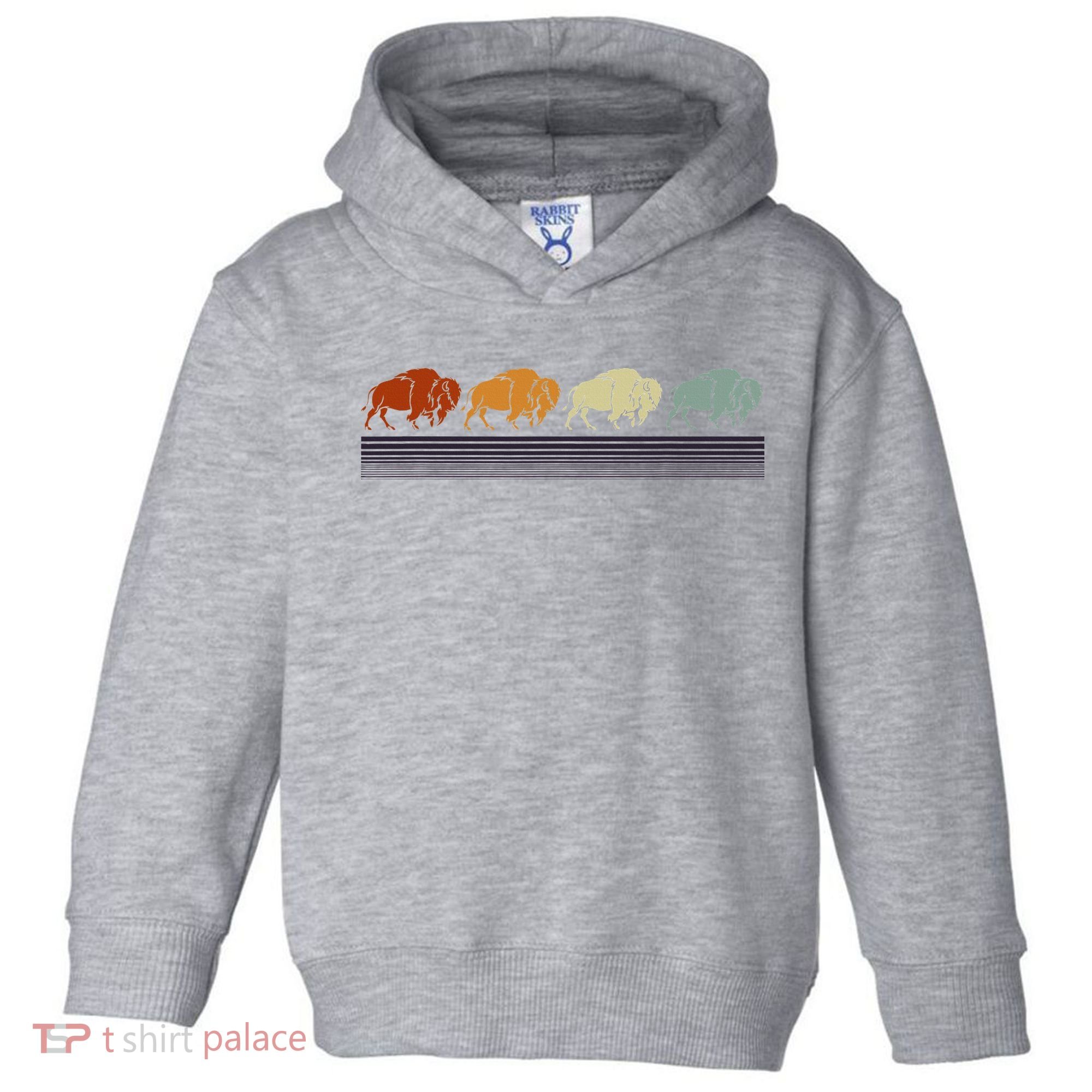 Retro Buffalo Toddler Hoodie