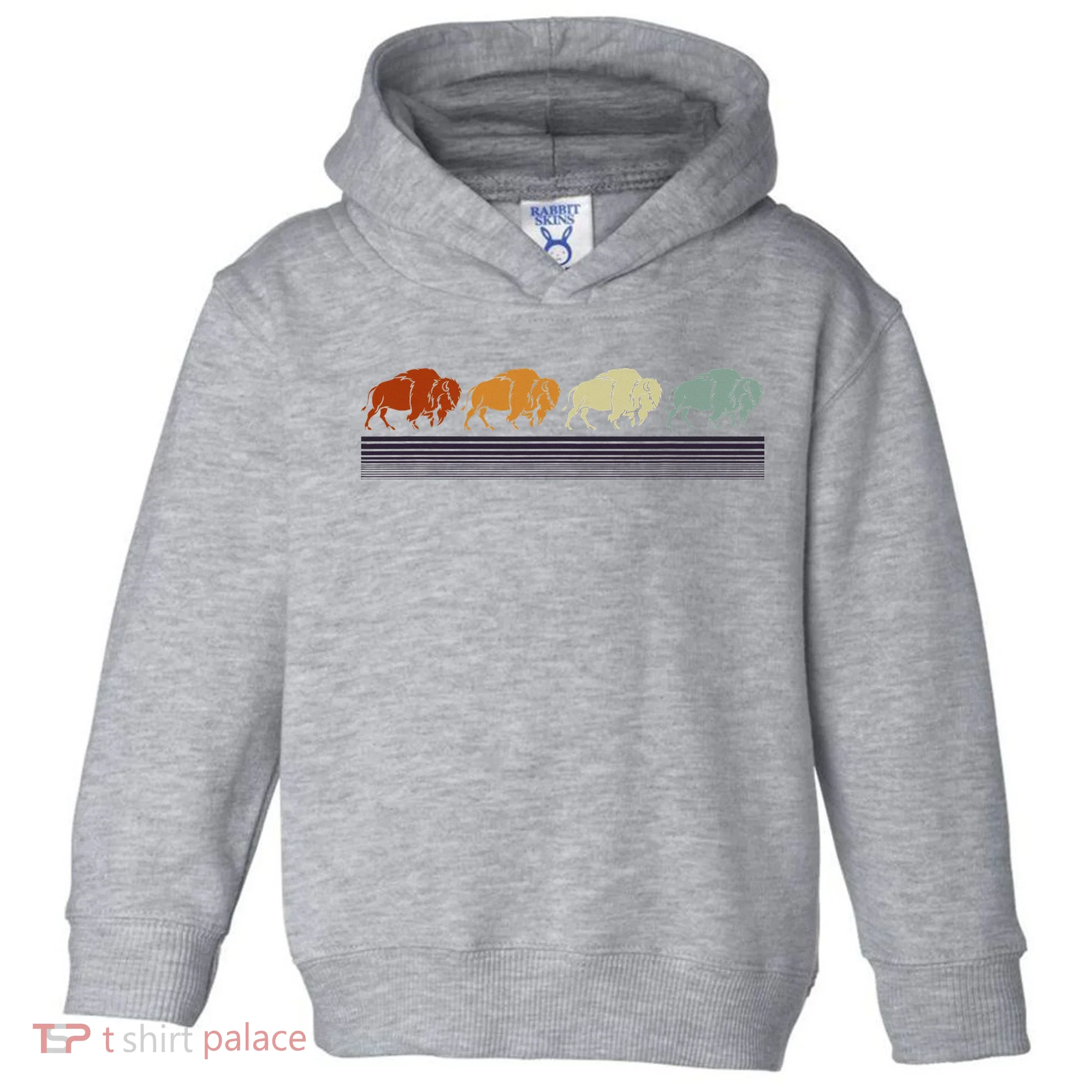 Retro Buffalo Toddler Hoodie