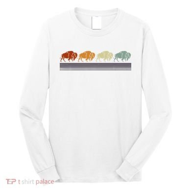 Retro Buffalo Long Sleeve Shirt