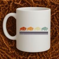 Retro Buffalo Coffee Mug thumb 2