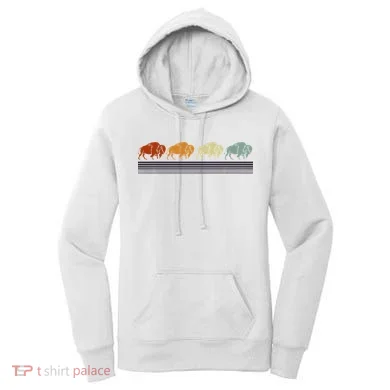 Retro Buffalo Women's Hoodie
