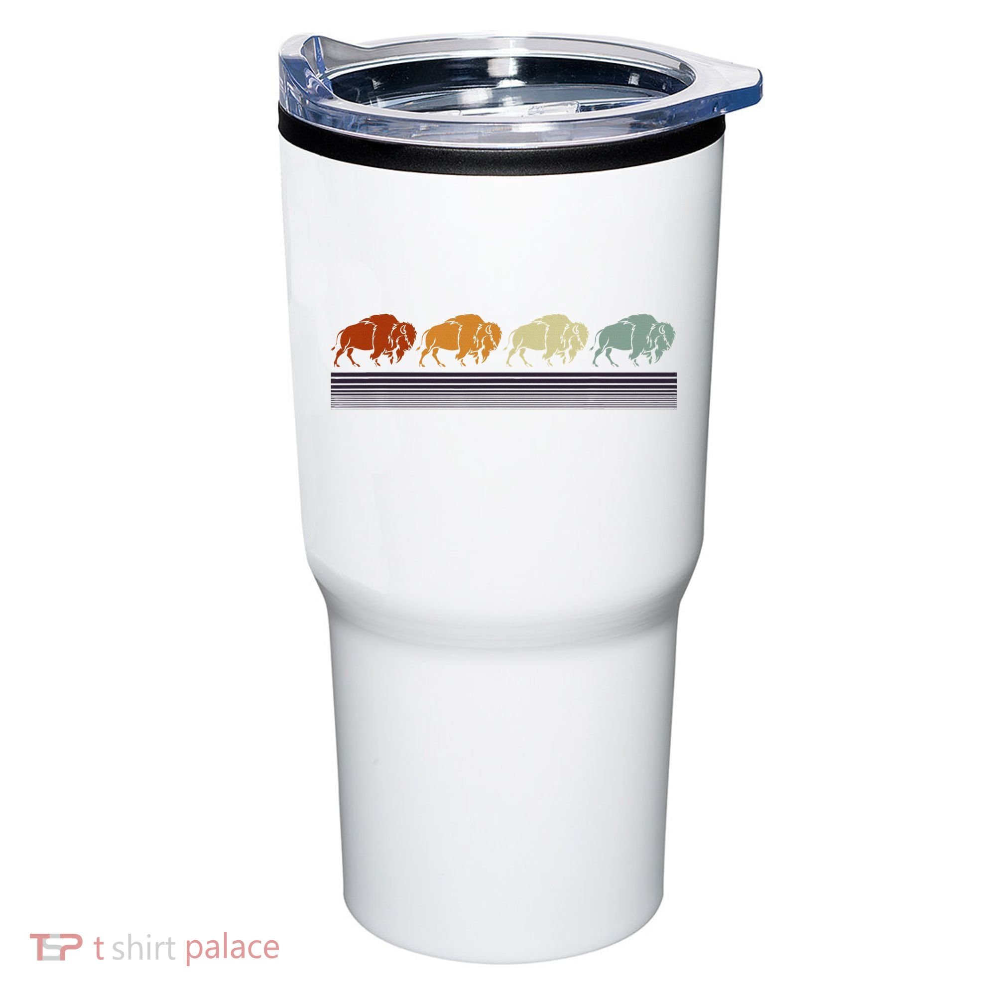 Retro Buffalo Tumbler