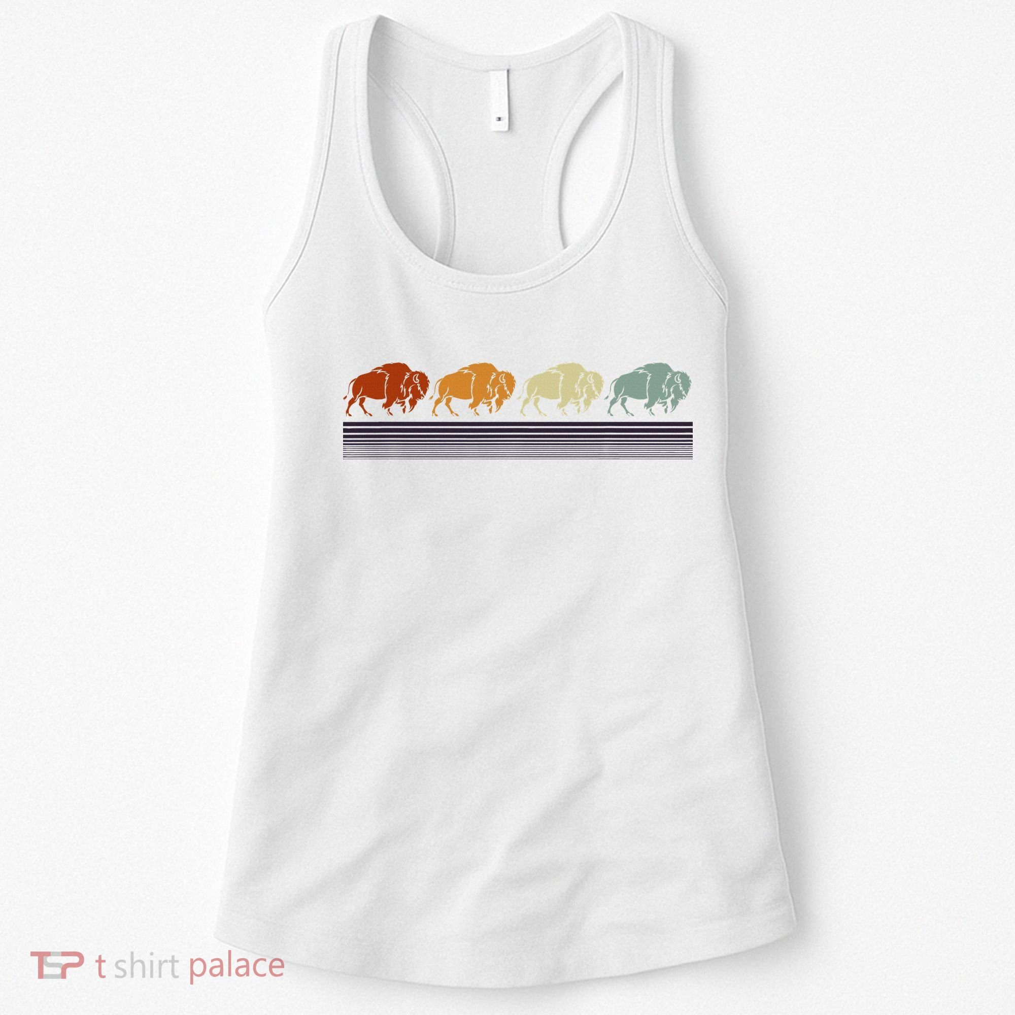 Retro Buffalo Women's Tank Top