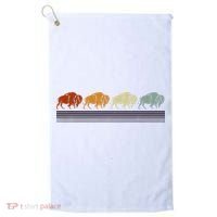Retro Buffalo Golf Towel thumb 0