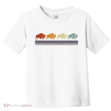 Retro Buffalo Toddler T-Shirt