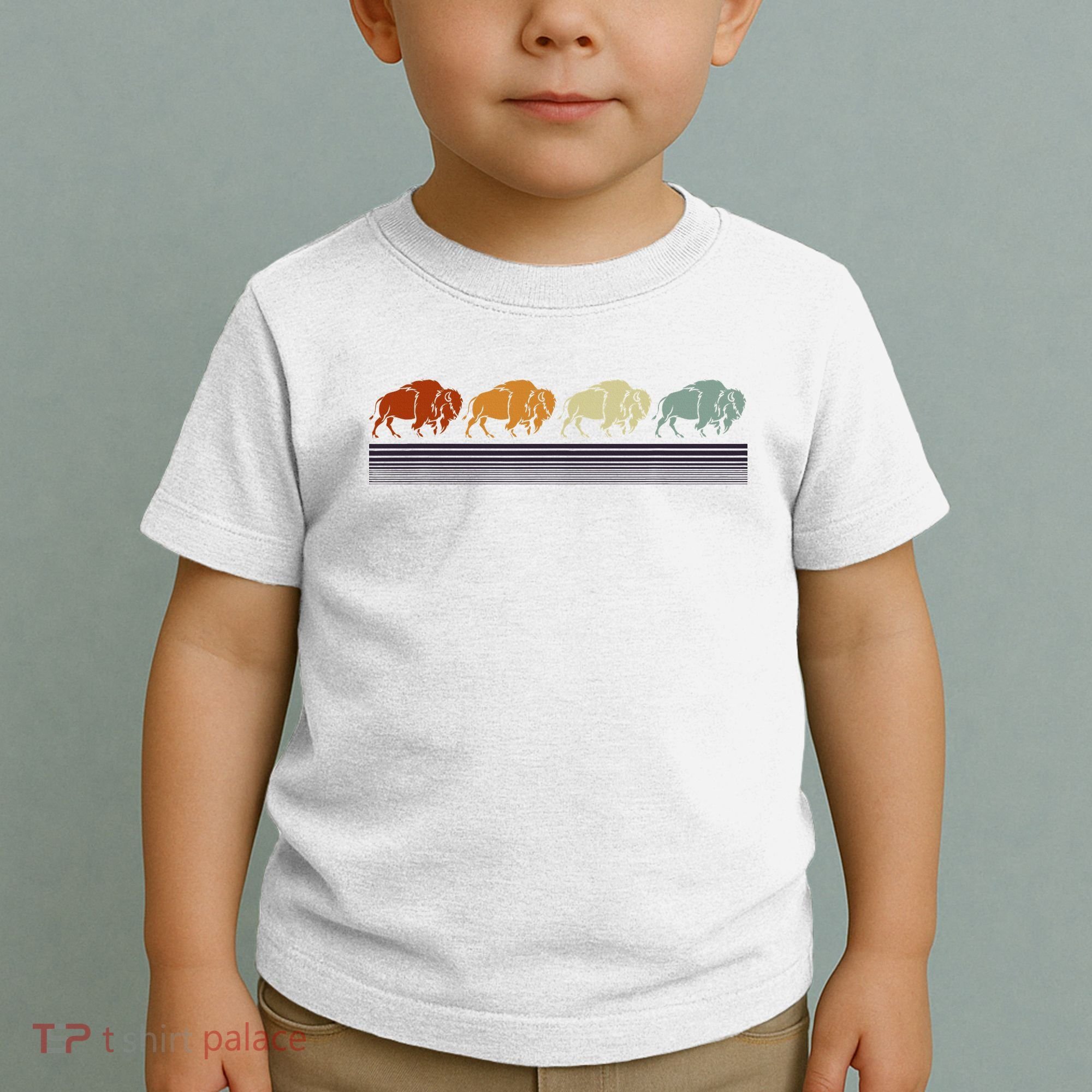 Retro Buffalo Toddler T-Shirt