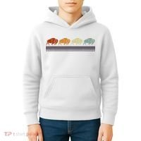 Retro Buffalo Kids Hoodie thumb 4