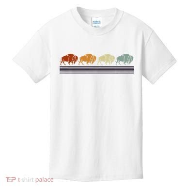 Retro Buffalo Kids T-Shirt