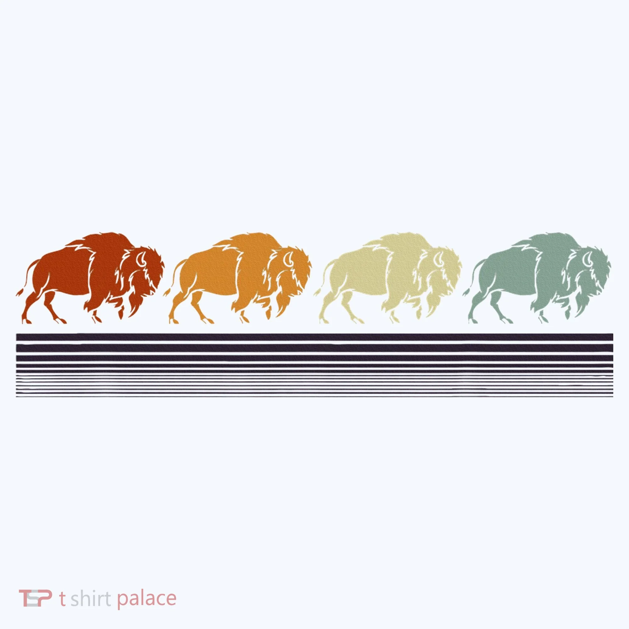 Retro Buffalo Kids T-Shirt
