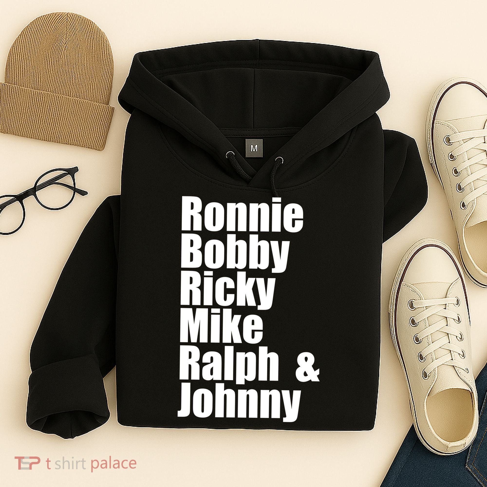 Ronnie Bobby Ricky Mike Ralph And Johnny Hoodie