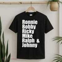 Ronnie Bobby Ricky Mike Ralph And Johnny T-Shirt thumb 2
