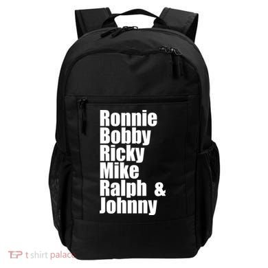 Ronnie Bobby Ricky Mike Ralph And Johnny Backpack