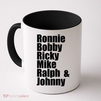 Ronnie Bobby Ricky Mike Ralph And Johnny Coffee Mug