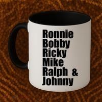 Ronnie Bobby Ricky Mike Ralph And Johnny Coffee Mug thumb 2