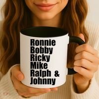Ronnie Bobby Ricky Mike Ralph And Johnny Coffee Mug thumb 3