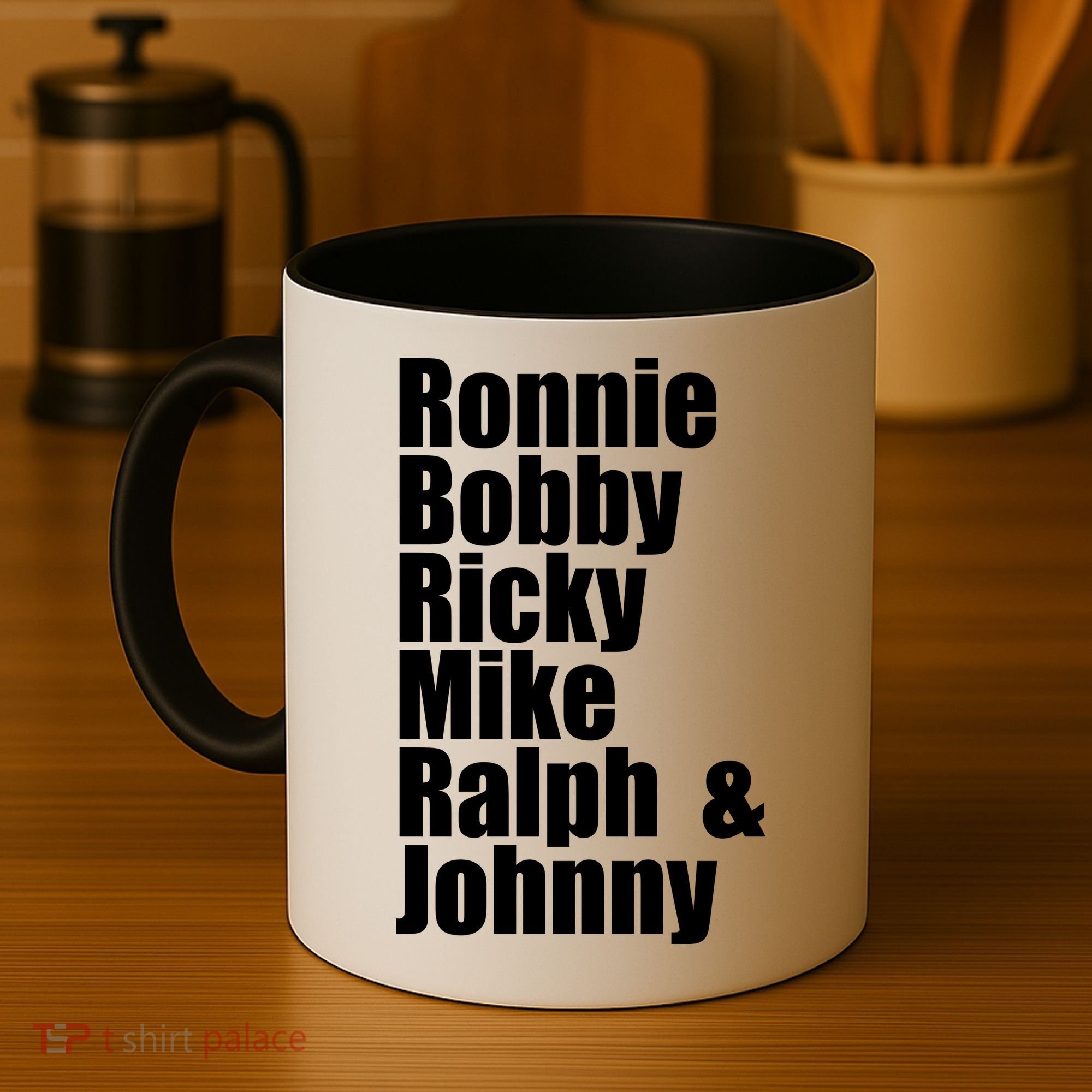 Ronnie Bobby Ricky Mike Ralph And Johnny Coffee Mug