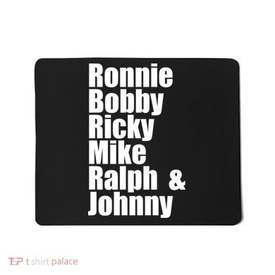 Ronnie Bobby Ricky Mike Ralph And Johnny Mousepad