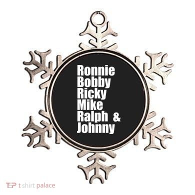 Ronnie Bobby Ricky Mike Ralph And Johnny Ornament