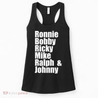 Ronnie Bobby Ricky Mike Ralph And Johnny Women's Tank Top thumb 0