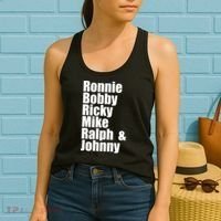 Ronnie Bobby Ricky Mike Ralph And Johnny Women's Tank Top thumb 2