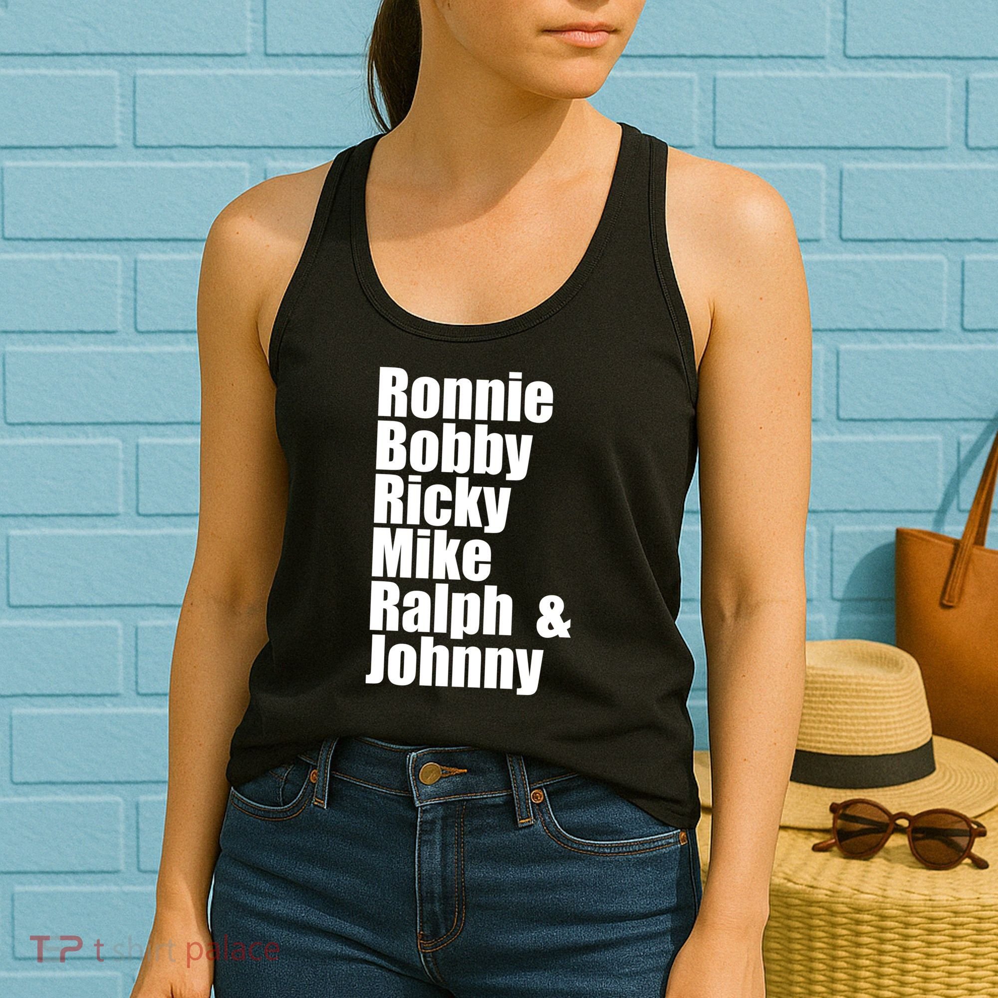 Ronnie Bobby Ricky Mike Ralph And Johnny Women's Tank Top