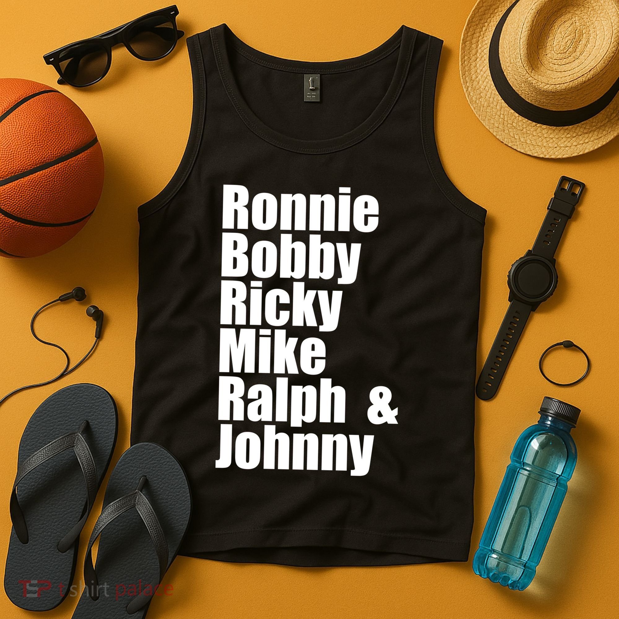Ronnie Bobby Ricky Mike Ralph And Johnny Tank Top
