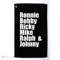 Ronnie Bobby Ricky Mike Ralph And Johnny Golf Towel thumb 0