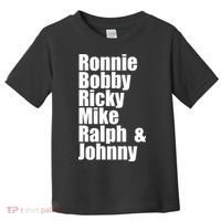 Ronnie Bobby Ricky Mike Ralph And Johnny Toddler T-Shirt thumb 0