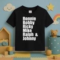 Ronnie Bobby Ricky Mike Ralph And Johnny Toddler T-Shirt thumb 3