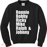 Ronnie Bobby Ricky Mike Ralph And Johnny Kids Sweatshirt thumb 0