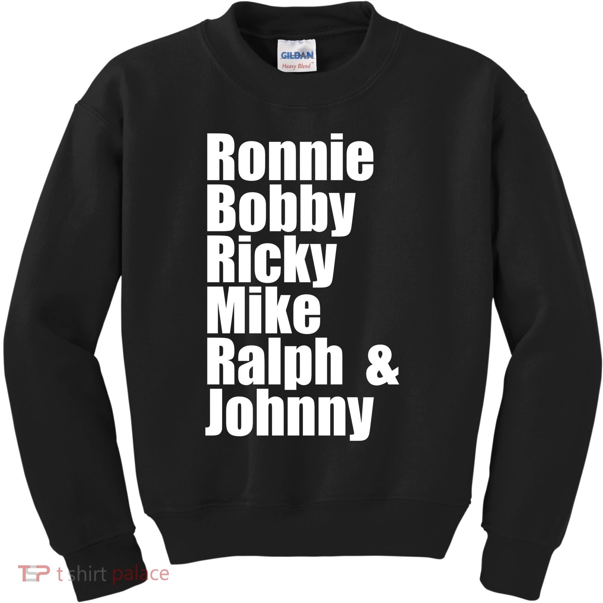 Ronnie Bobby Ricky Mike Ralph And Johnny Kids Sweatshirt
