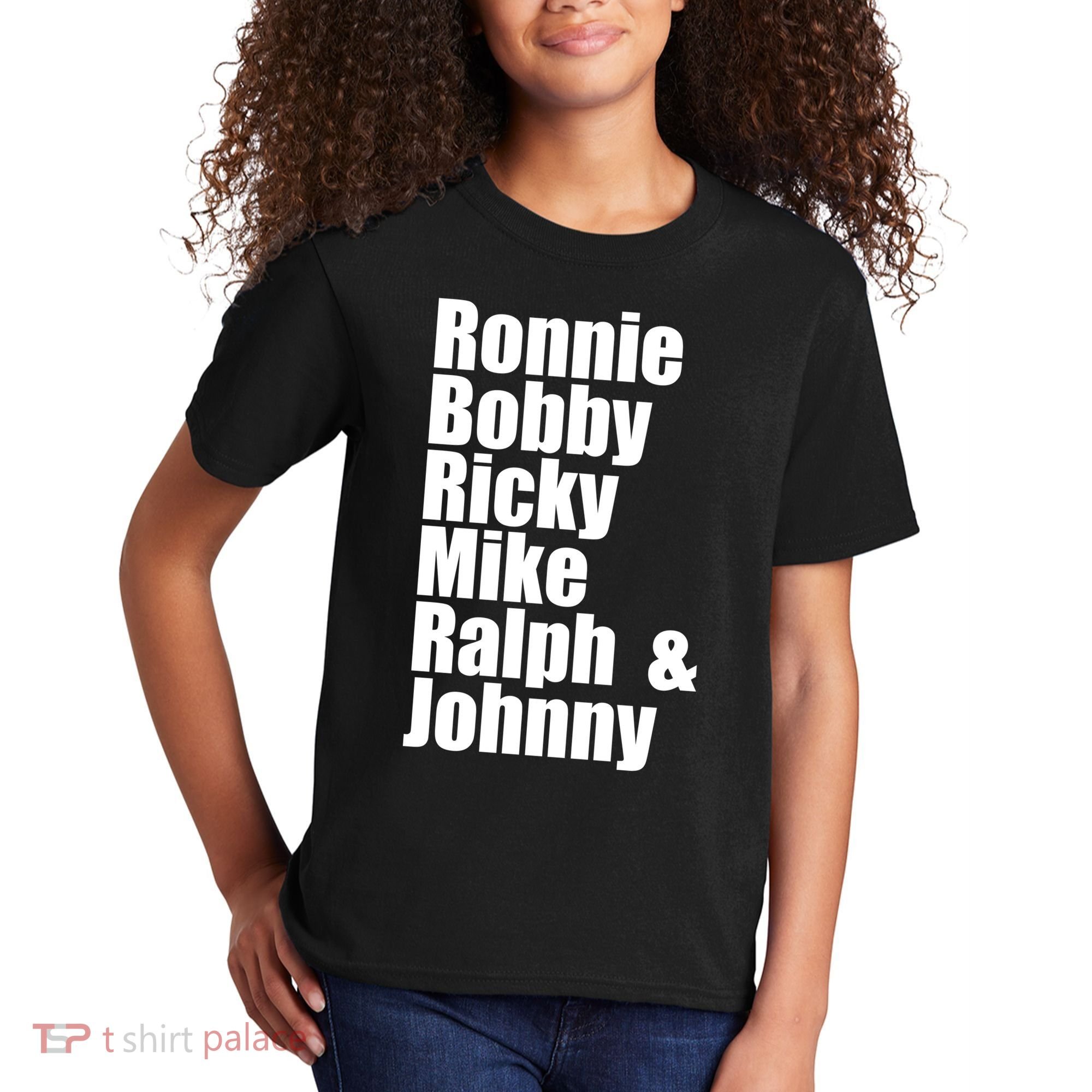 Ronnie Bobby Ricky Mike Ralph And Johnny Kids T-Shirt