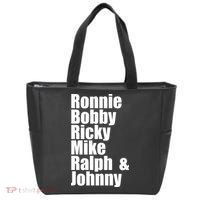 Ronnie Bobby Ricky Mike Ralph And Johnny Tote Bag thumb 0