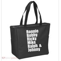 Ronnie Bobby Ricky Mike Ralph And Johnny Tote Bag thumb 2