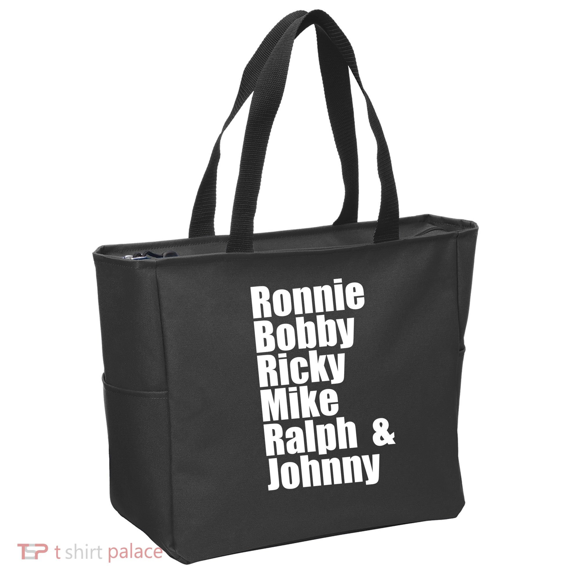 Ronnie Bobby Ricky Mike Ralph And Johnny Tote Bag