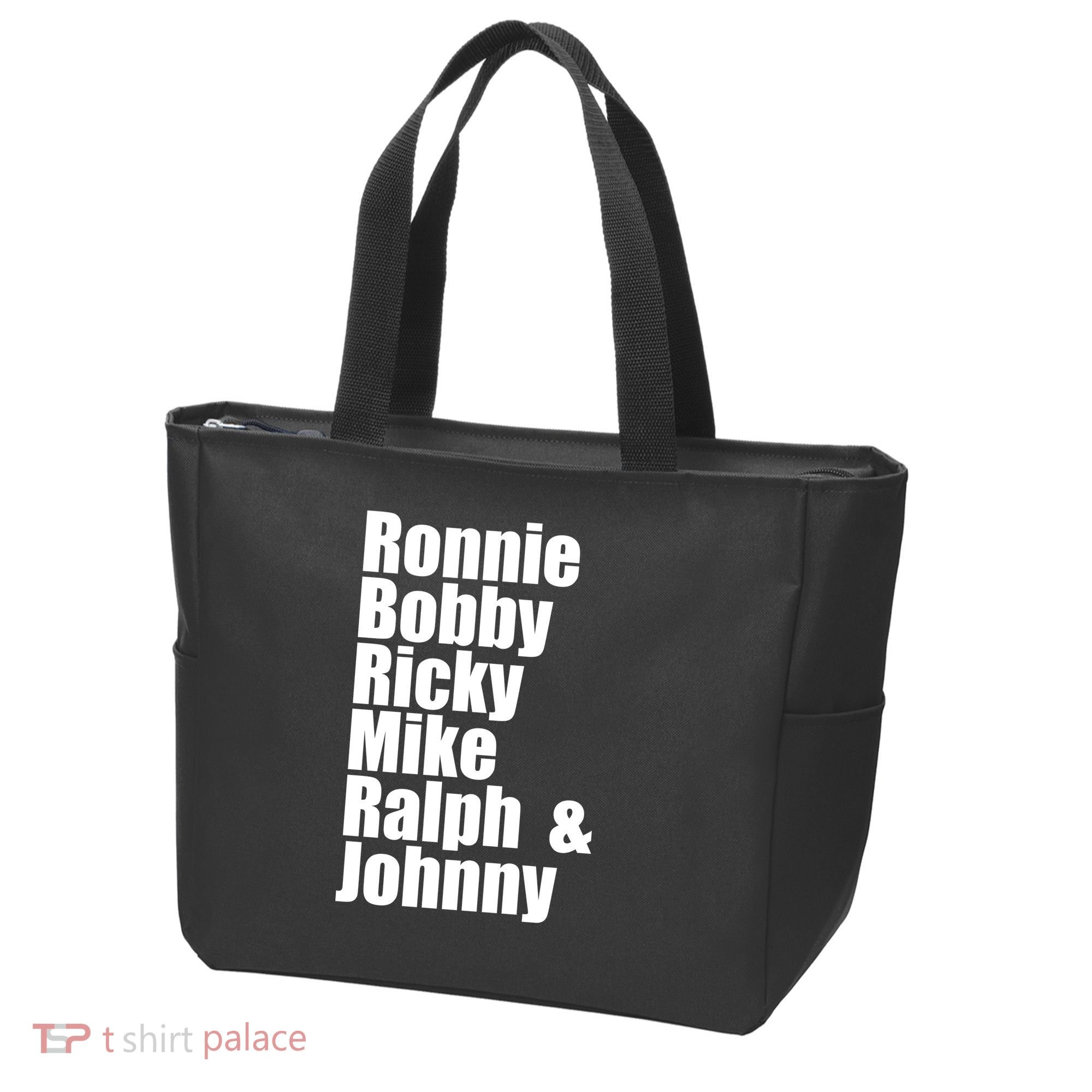 Ronnie Bobby Ricky Mike Ralph And Johnny Tote Bag