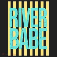 River Babe Retro Stripes Sunshine Women's Sweatshirt thumb 2