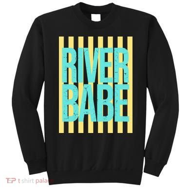 River Babe Retro Stripes Sunshine Sweatshirt