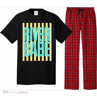 River Babe Retro Stripes Sunshine Pajama Set
