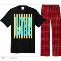 River Babe Retro Stripes Sunshine Pajama Set thumb 0
