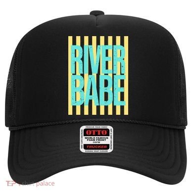 River Babe Retro Stripes Sunshine Hat