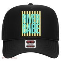River Babe Retro Stripes Sunshine Hat thumb 0
