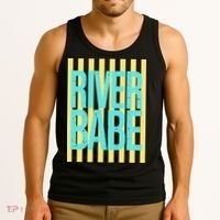 River Babe Retro Stripes Sunshine Tank Top thumb 3